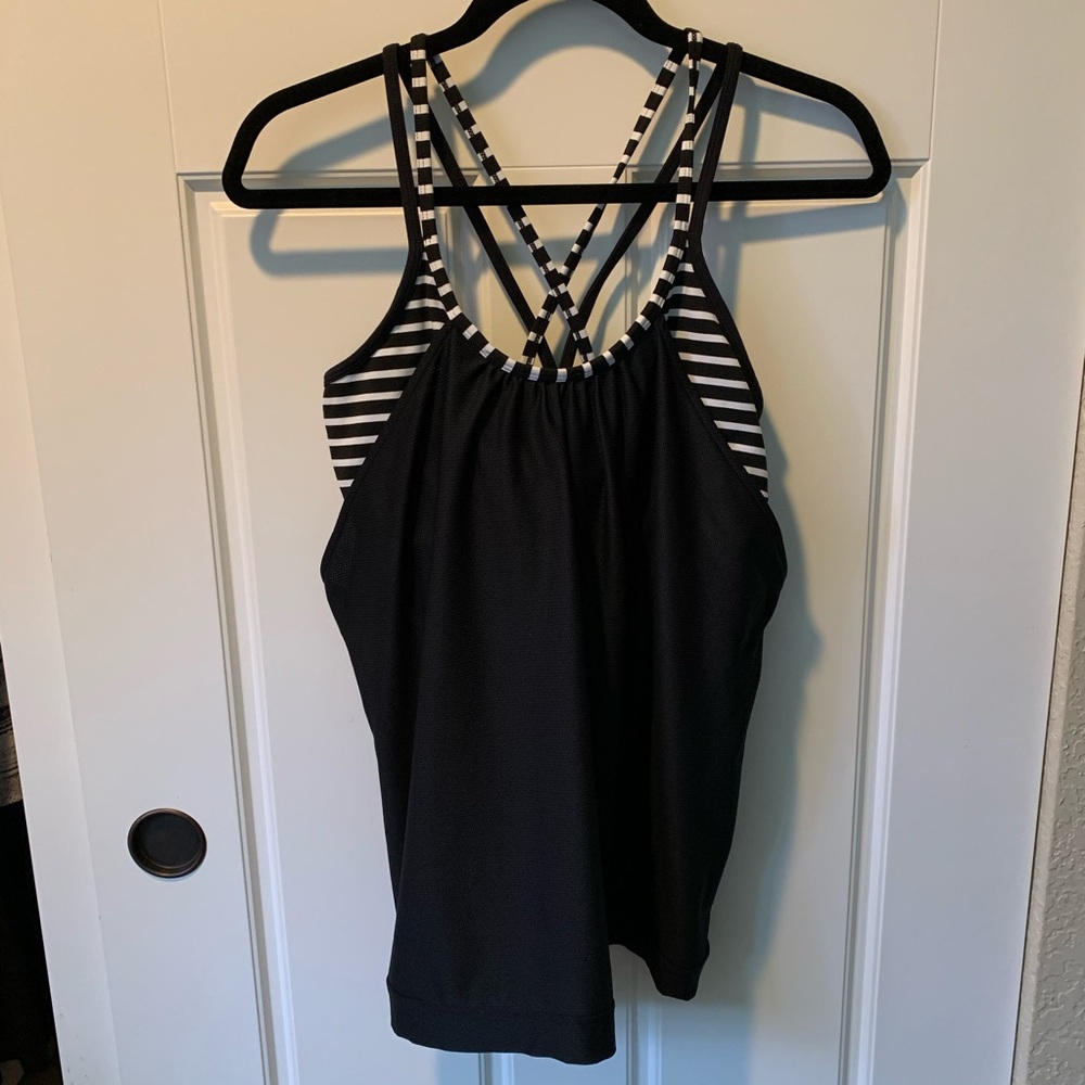 Athleta Blousy Tankini Top